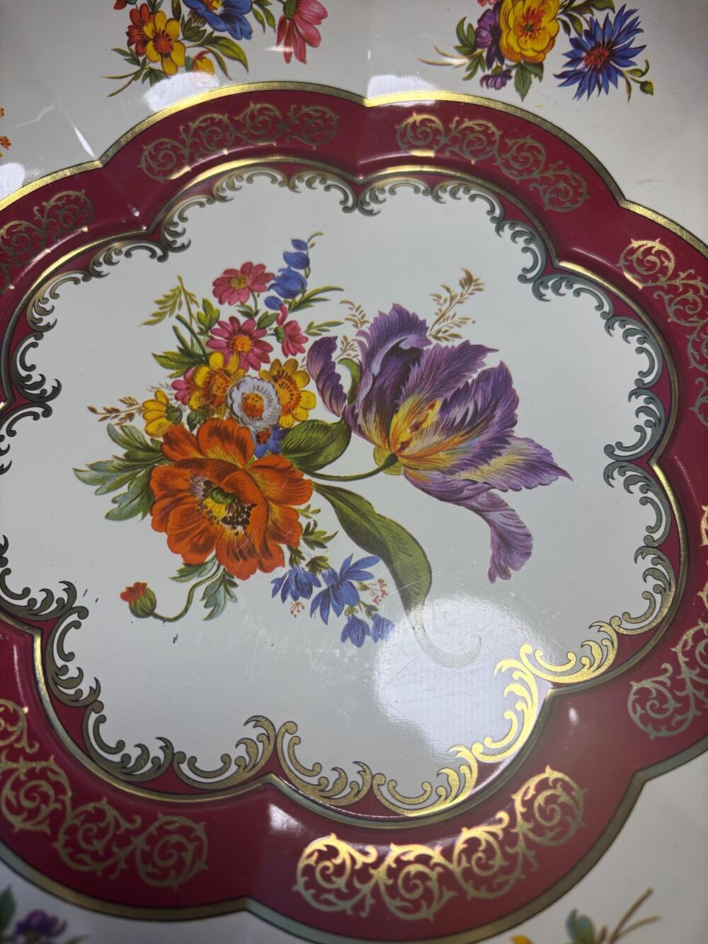 1971 Vintage Daher Decorated Ware Reg. 951942‎